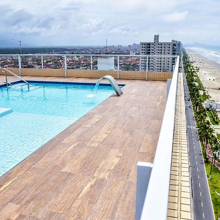 Apto C Wi-Fi A Beira-Mar Na Praia Jardim Real Sp Lejlighed Praia Grande  Eksteriør billede